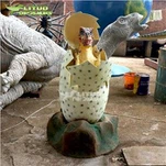 Animatronic klakandi risaeðluegg
